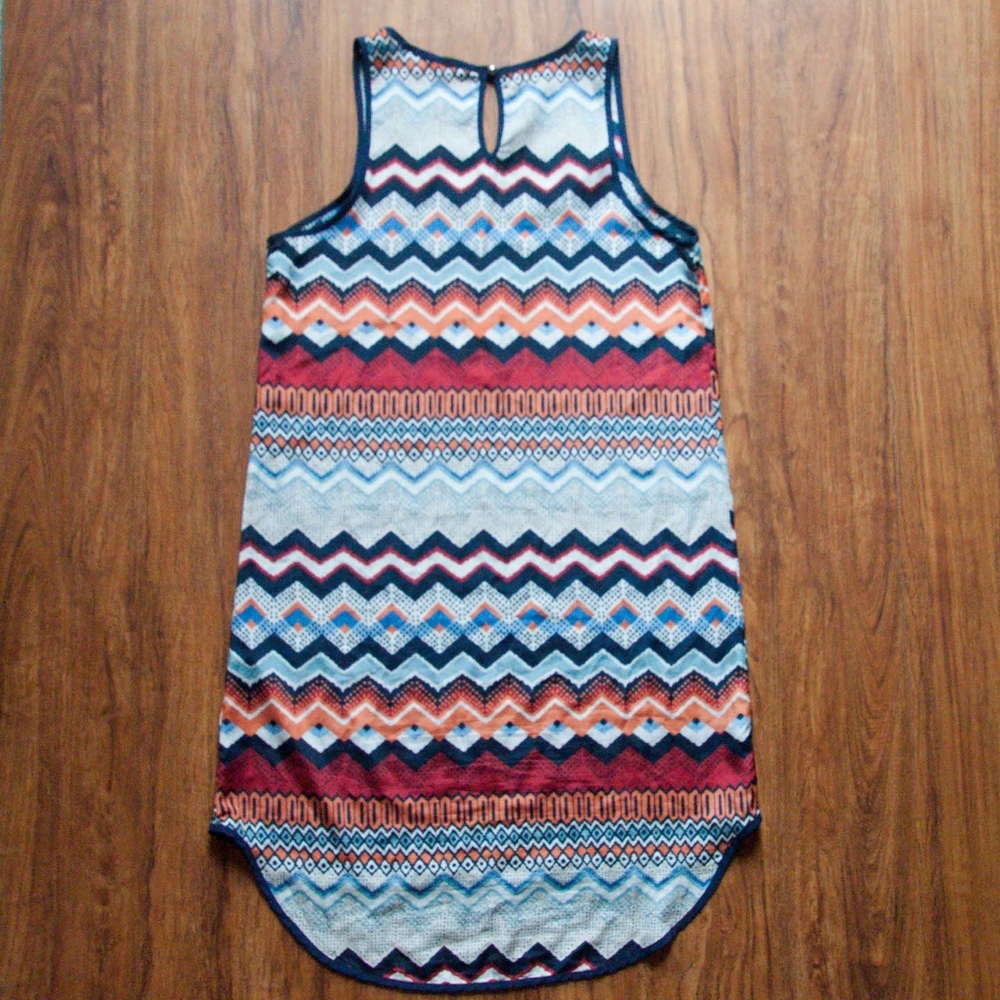 Caramel Sleeveless Boutique Dress Size Small - Picture 6 of 6